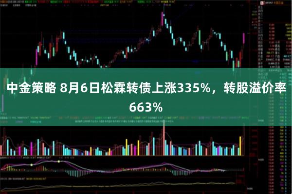中金策略 8月6日松霖转债上涨335%，转股溢价率663%